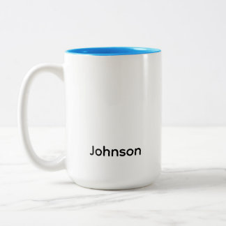 Anpassa namn Två-Tonad mugg