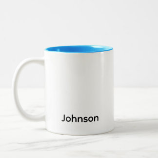 Anpassa namn Två-Tonad mugg