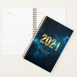 Anpassa NAVY BLÅ HIMMEL 2021-kalenderplanering