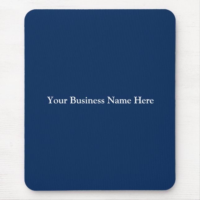 Anpassa Navy Blue White Business Corporate Musmatta (Framsidan)