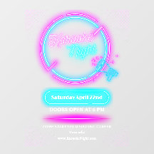 Anpassa Neon Karaoke Natt Liten Ingångsdörr