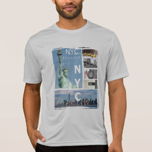 Anpassa New York City Manhattan Nyc Liberty T Shirt