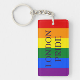 Anpassa nyckelring - LGBT-flagga