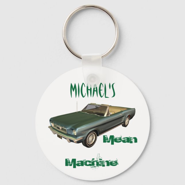 Anpassa Nyckelring - Michael's Elak Maskin (Framsida)