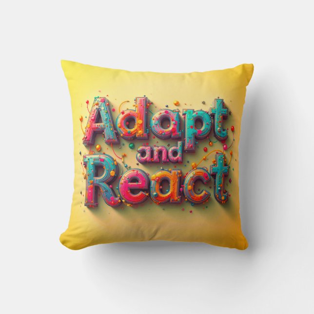 Anpassa och reagera kudde (Framsida)