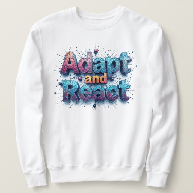 Anpassa och reagera på det förändrade Himmel Lång Ärmad Tröja (Design framsida)