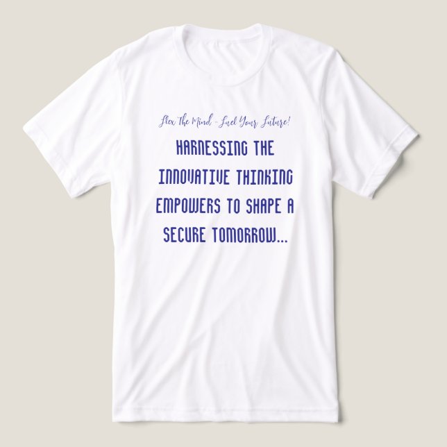 Anpassa och reagera på det förändrade Himmel T Shirt (Design Framsida)