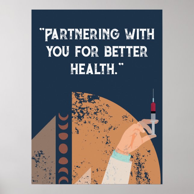 Anpassa offerter för sjukhus, medicinska center poster (Framsidan)