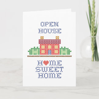 Anpassa Open House-kort Inbjudan