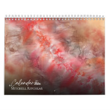 Anpassa Orange Burgundy Grått Watercolor marble