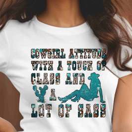 Anpassa på Back Horse Lover Cowgirl T Shirt