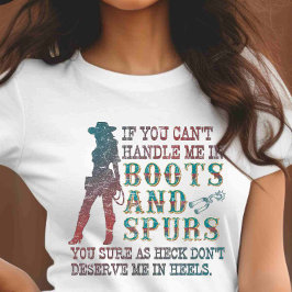 Anpassa på Back Horse Lover Cowgirl T Shirt