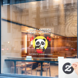 Anpassa Panda Bear Noodles Kinesisk Restaurang 