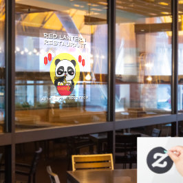Anpassa Panda Bear Noodles kinesiska Restaurant