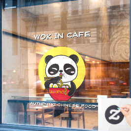 Anpassa Panda Bear Noodles kinesiska Restaurant