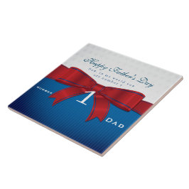 Anpassa Pappa nummer ett i min värld Kakelplatta