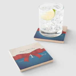 Anpassa Pappa nummer ett i min värld Stenunderlägg