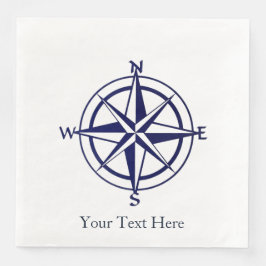 Anpassa Pappersservett - Nautisk kompass
