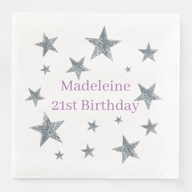 Anpassa Pappra blöjor - leverstjärnor Pappersservett (Framsida)