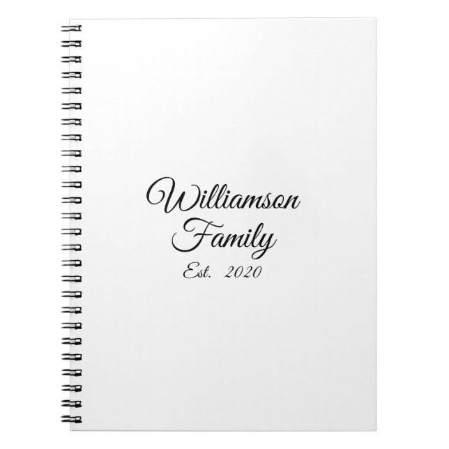 Anpassa parets efternamn, år, nummer anteckningsbok (Framsidan)