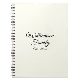 Anpassa parets efternamn, år, nummer i Elfenbensku Anteckningsbok