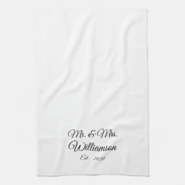 Anpassa parets efternamn, år, nummer kökshandduk