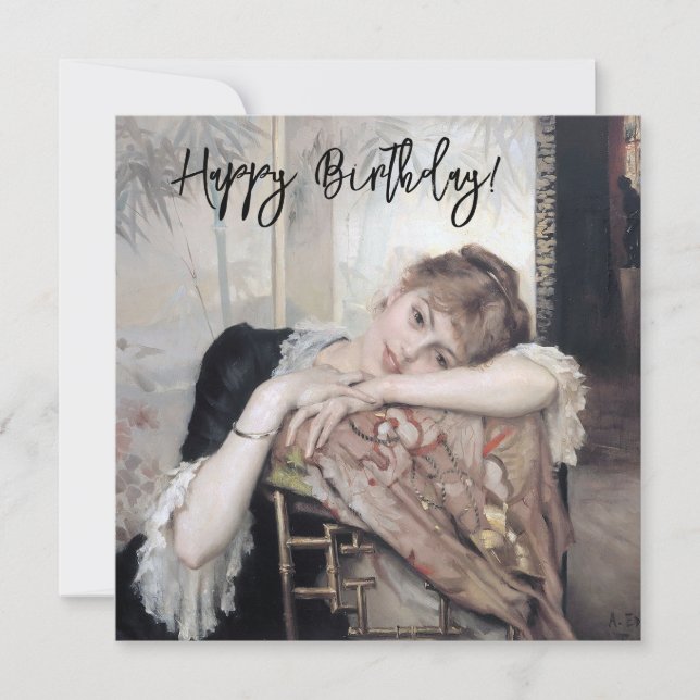 Anpassa Parisienne Grattis på födelsedagen (Framsida)