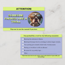 Anpassa parkerat som troll, rolig parkering skojja