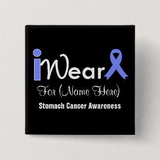 Anpassa Periwinkle Ribbon Stomach Cancer Knapp