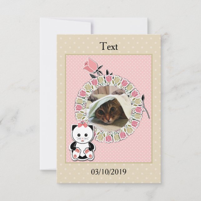 Anpassa, personlig, foto inbjudningar (Framsida)