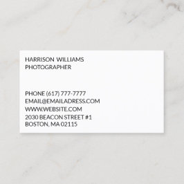 Anpassa personlig minimalistisk elegant visitkort