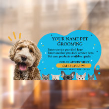 Anpassa Pet Grooming Hundar och Cats Färg Stänk