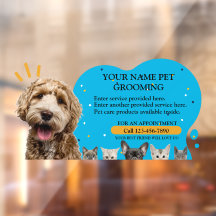 Anpassa Pet Grooming Hundar och Cats Färg Stänk