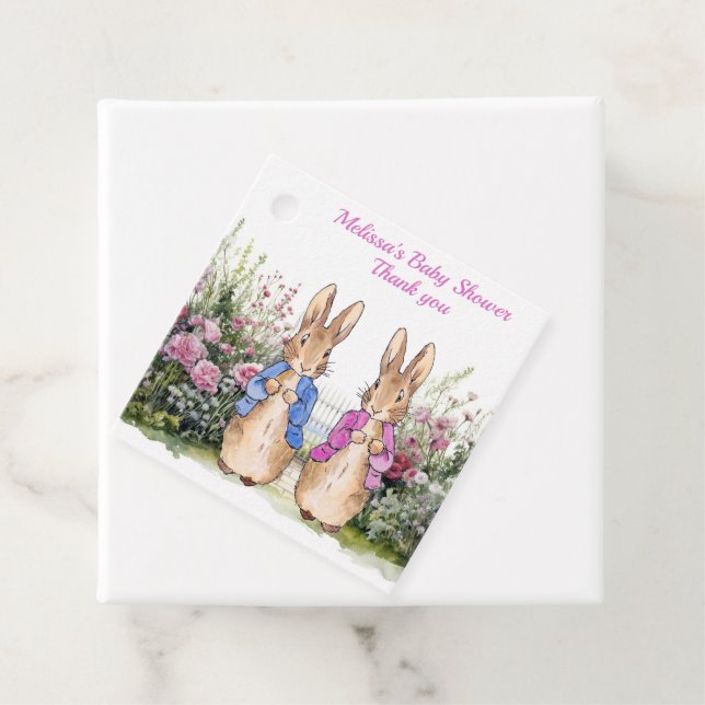 Anpassa Peter och Flottsy tack Gåvor Etiketter (På plats)