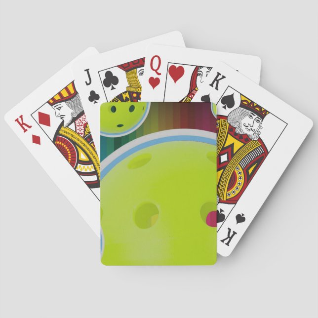 Anpassa Pickleball-Roligten Anpassa Pickle Boll Casinokort (Baksidan)