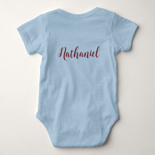 Anpassa Pojke dekorativt skripttecken T Shirt