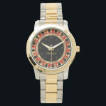 Anpassa Poker Player Armbandsur<br><div class="desc">Las Vegas Poker Chip-klocka. Obs! Alla mallområden behöver inte ändras. 📌 Om du behöver anpassa ytterligare klickar du på knappen "Klicka för att anpassa ytterligare" eller "Anpassa eller redigera design"och användor verktyg för att ändra storlek, rotera, ändra text färg, lägga till text och mycket mer eller kontakta mig direkt..Min direkta...</div>