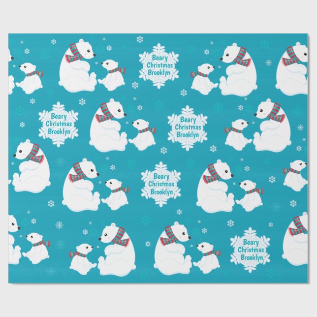 Anpassa Polar Presentpapper (Platt)