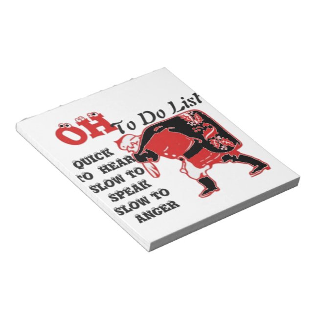 Anpassa produkt anteckningsblock (Vinklad)