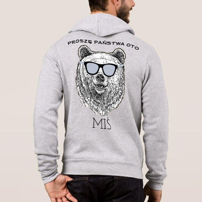Anpassa PROSZĘ PAŃSTWA OTO MISONLERPOY Zip T Shirt (Baksida)