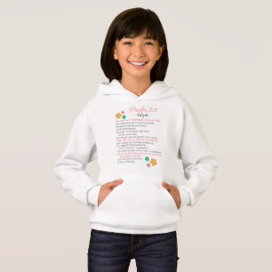 Anpassa Psalm 23-NIV Bibelskriptblommor T Shirt