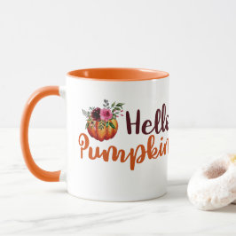 Anpassa Pumpkin för Fall Orange Hej Mugg