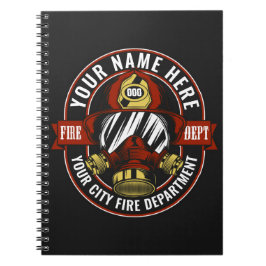 Anpassa Räddingen för brandsläckare i NAMN-brandbe Anteckningsbok