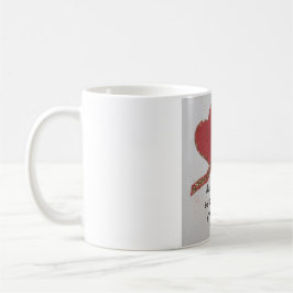 Anpassa Red Hjärt guld gnistra Valentine Kaffemugg