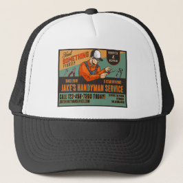 Anpassa Retro Handyman Service Promo  Keps