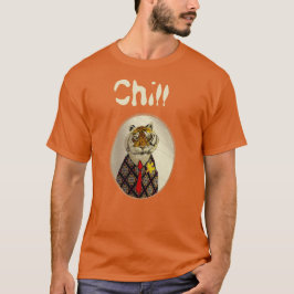Anpassa Roligt Chill Tiger T-Shirt