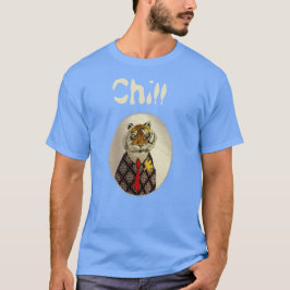 Anpassa Roligt Chill Tiger T-Shirt