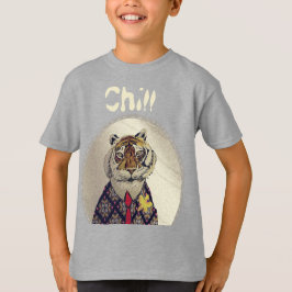 Anpassa Roligt Chill Tiger T-Shirt