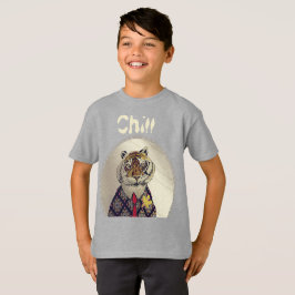 Anpassa Roligt Chill Tiger T-Shirt