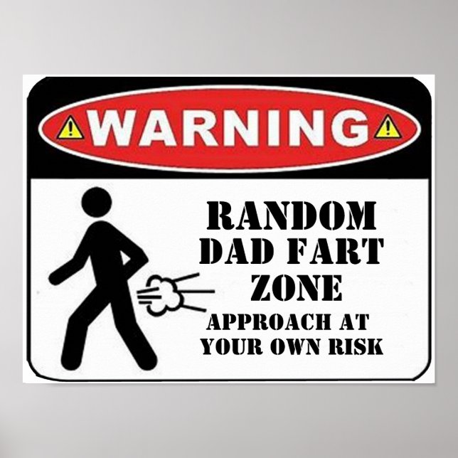 Anpassa roligt skämt pappa far DIY din text Poster (Framsidan)